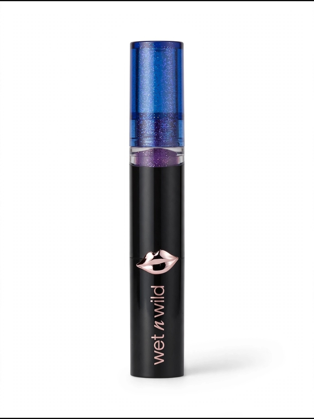 wet n wild Violet Lipstick with Blue Shimmer